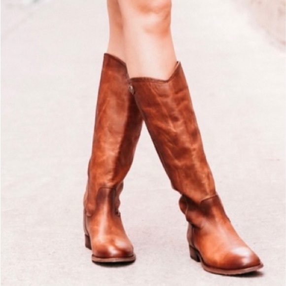 Frye Shoes - Frye Melissa Button Cognac Size 7.5B